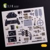 KELIK K32020 BF-109 E - Interior 3D Decal with 3D printed parts for Trumpeter kit 1/32